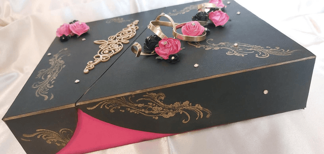 Livre d'or Avec boîte fait main Personnalisé