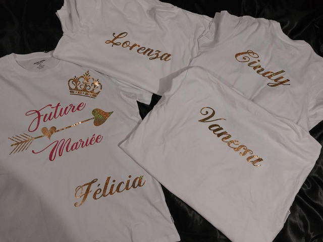 Tee-shirt personnalisé EVJF / EVG