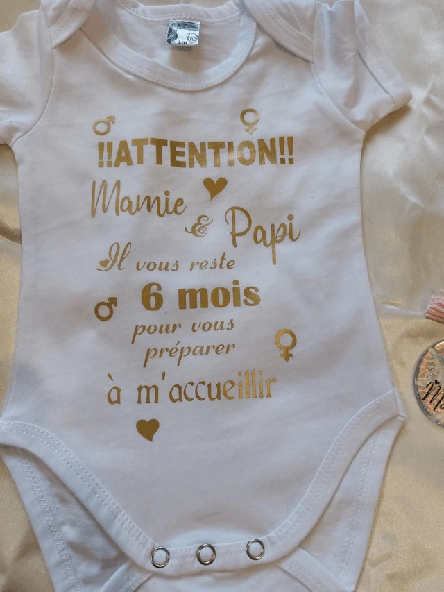 Body manches courtes personnalisés 