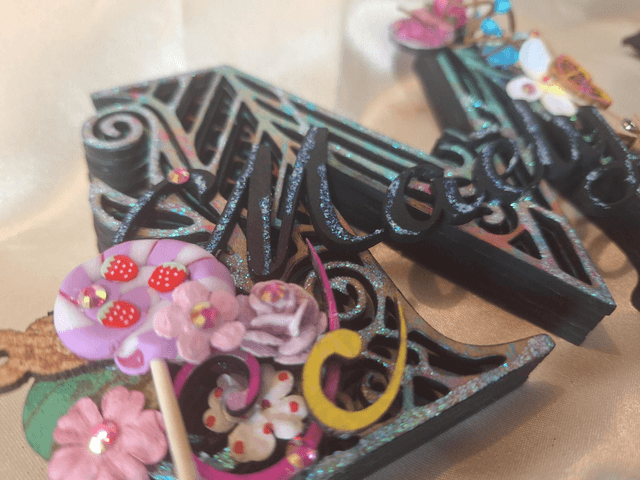 Monogram scrap 
