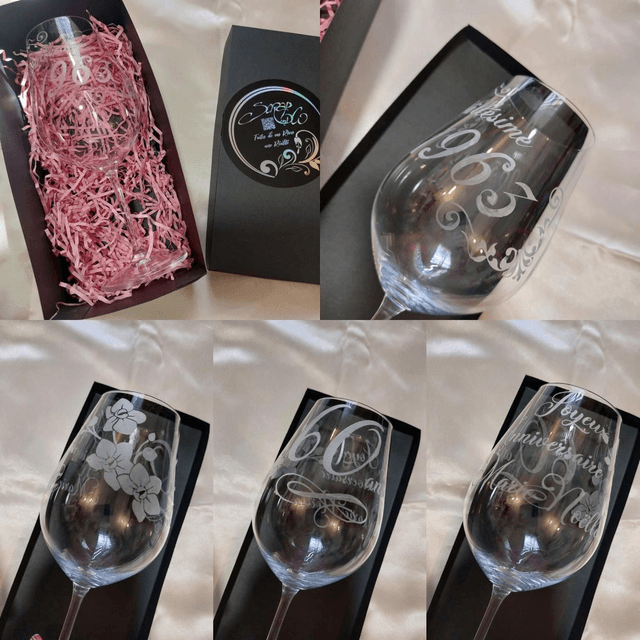 Grand verre à cocktail personnalisé 