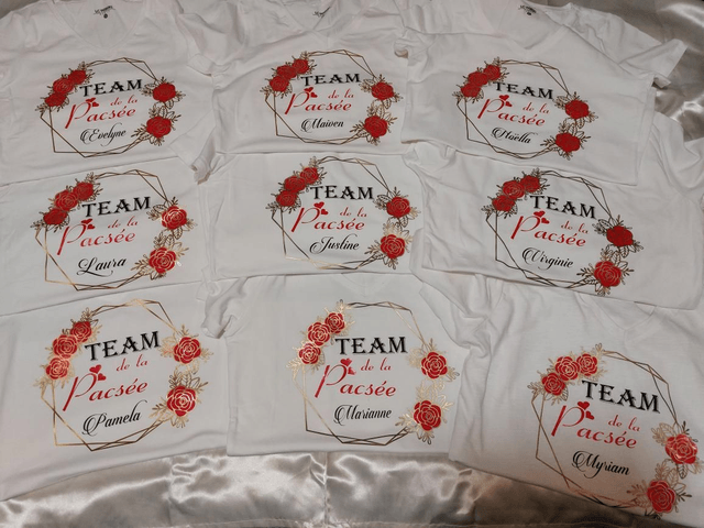 Tee-shirt personnalisé EVJF / EVG
