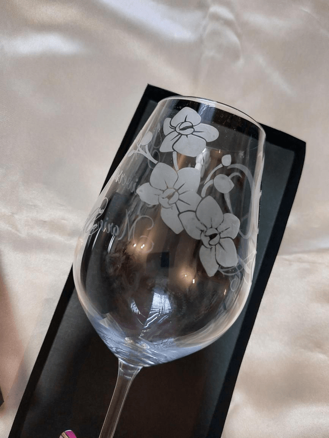 Grand verre à cocktail personnalisé 