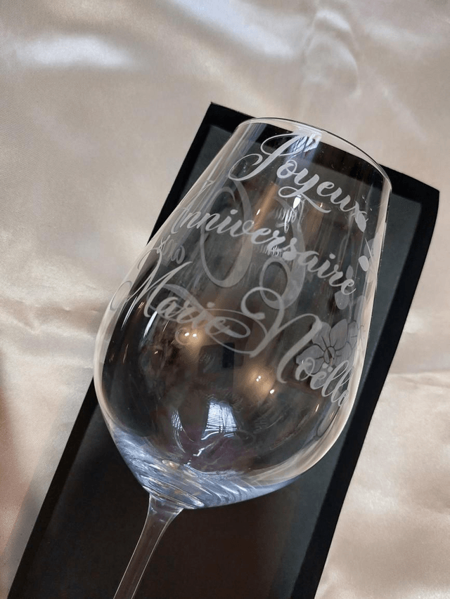 Grand verre à cocktail personnalisé 