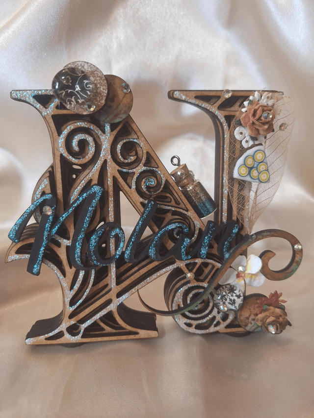 Monogram scrap 
