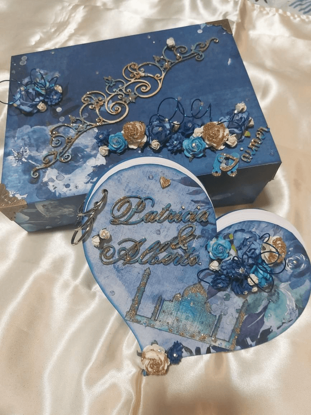 Livre d'or Avec boîte fait main Personnalisé