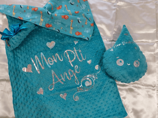 Couverture bébé personnalisée 
