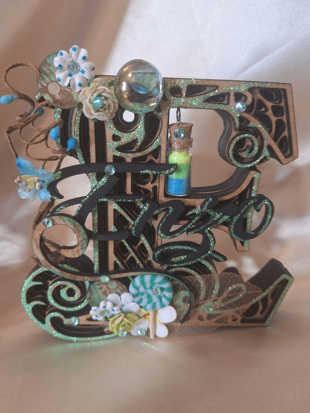 Monogram scrap 