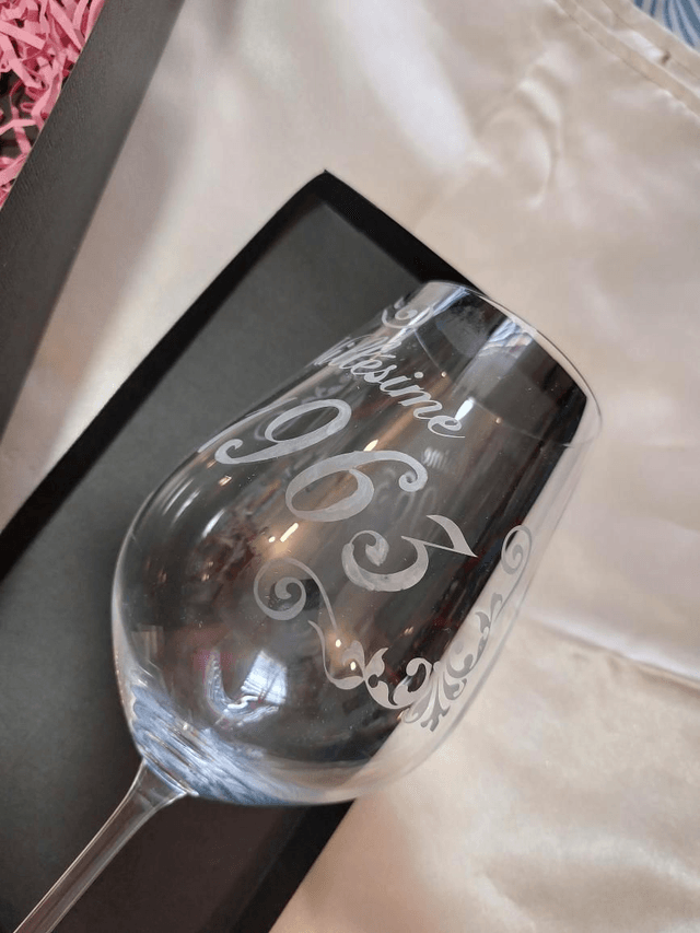 Grand verre à cocktail personnalisé 