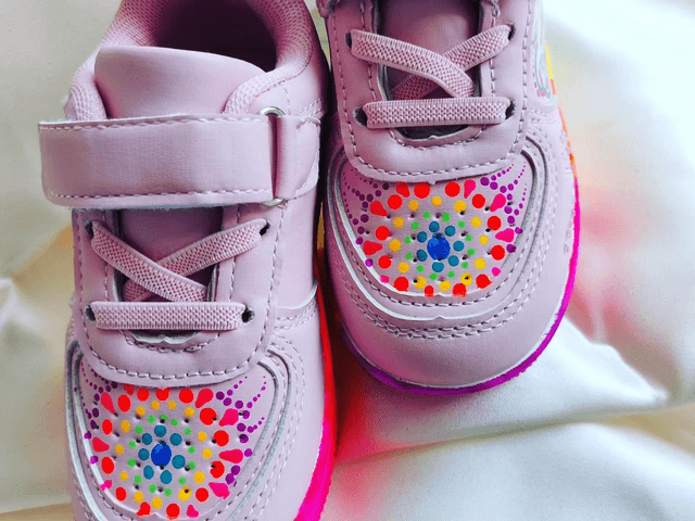 Les sneakers rainbow