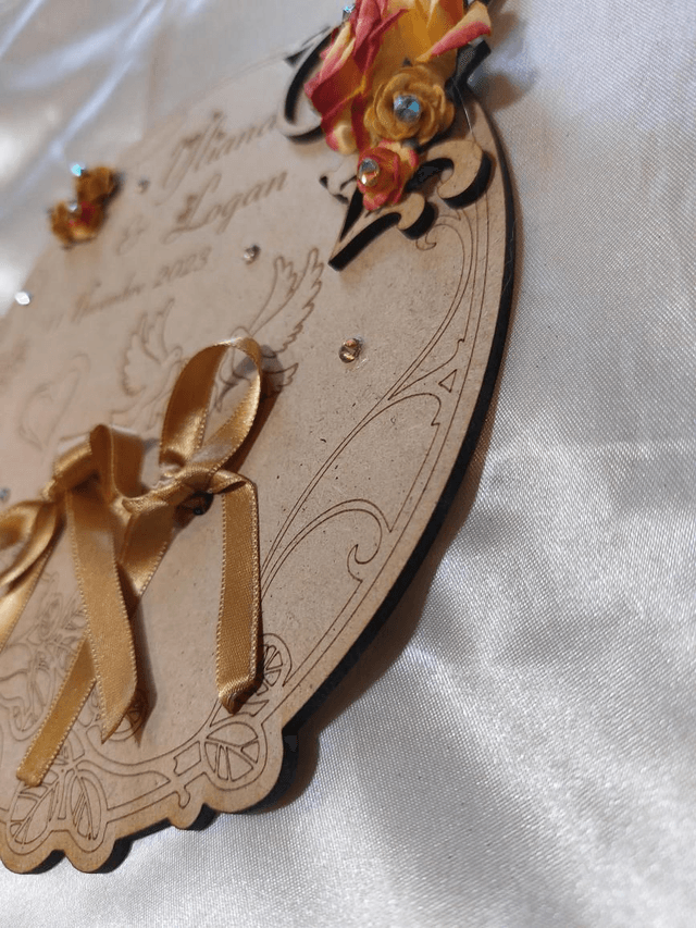 Porte alliance plateau en bois 
