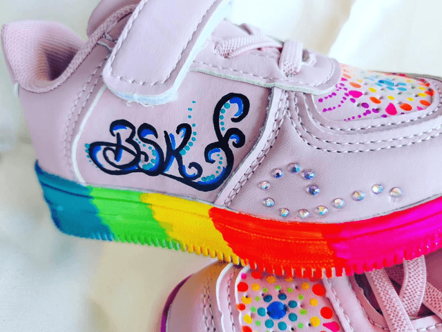 Les sneakers rainbow
