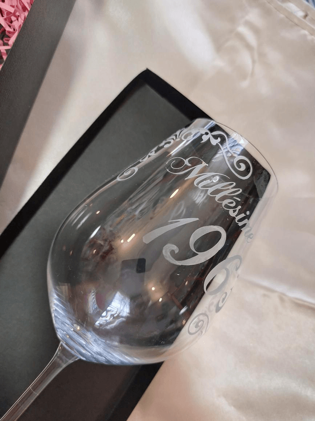 Grand verre à cocktail personnalisé 