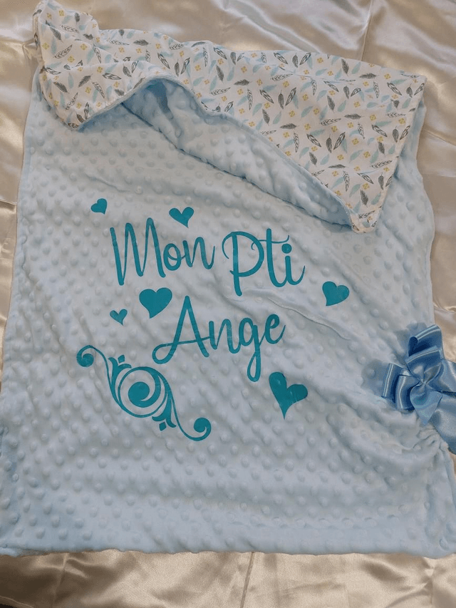 Couverture bébé personnalisée 