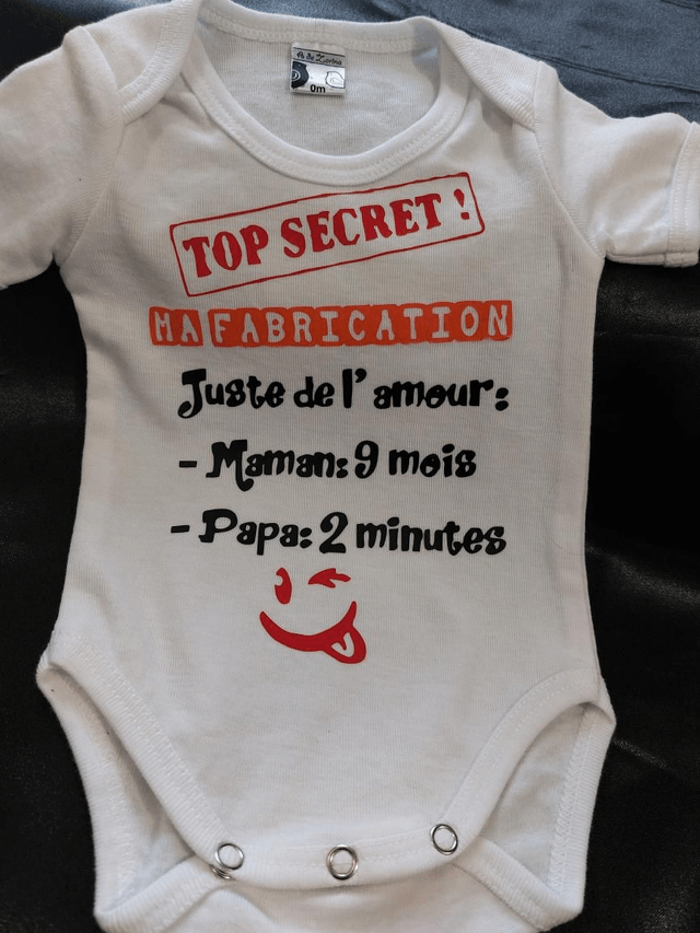 Body manches courtes personnalisés 