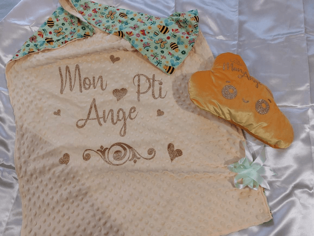 Couverture bébé personnalisée 